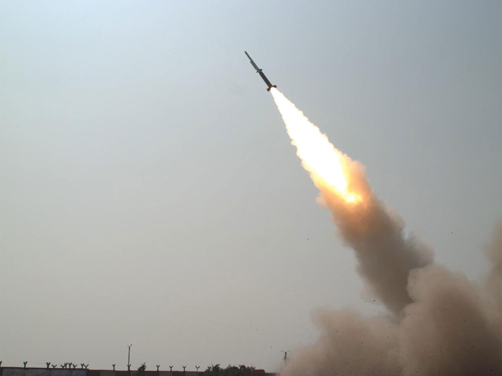 DRDO carried demonstration of Solid Fuel Ducted Ramjet (SFDR) technology  (Photo/Ministry of Defence)