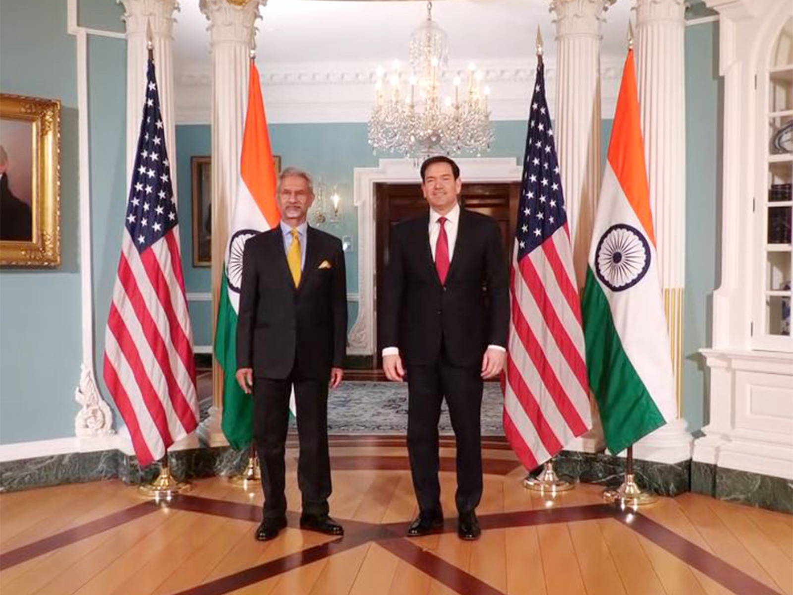 External Affairs Minister S Jaishankar meets US Secretary of State Marco Rubio (Photo/ANI)