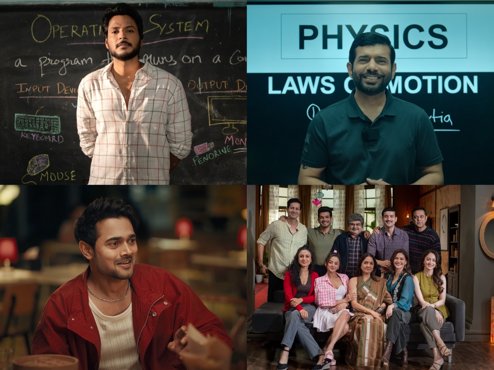 L-R Super Subbu, Dhindhora 2, Hello Bachhon and Chumbak (Photo/Netflix)