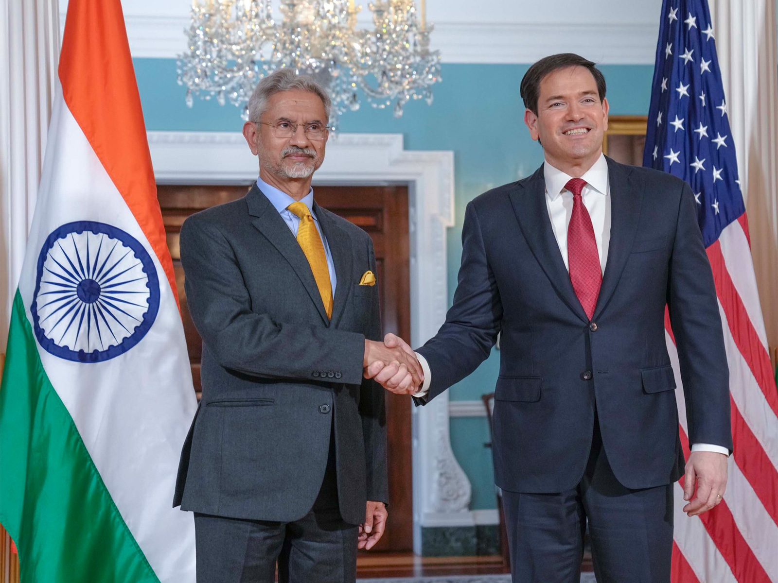 External Affairs Minister S Jaishankar meets US Secretary of State Marco Rubio (Photo/ @DrSJaishankar)