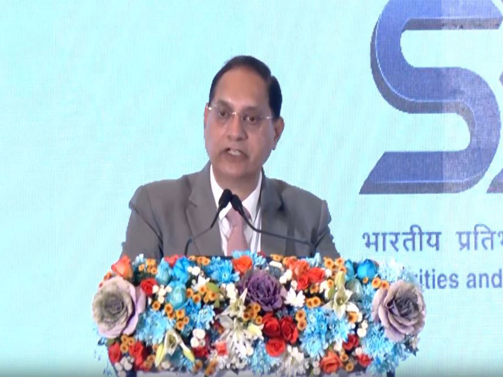 Tuhin Kanta Pandey, Chairman, SEBI (Photo/ANI)