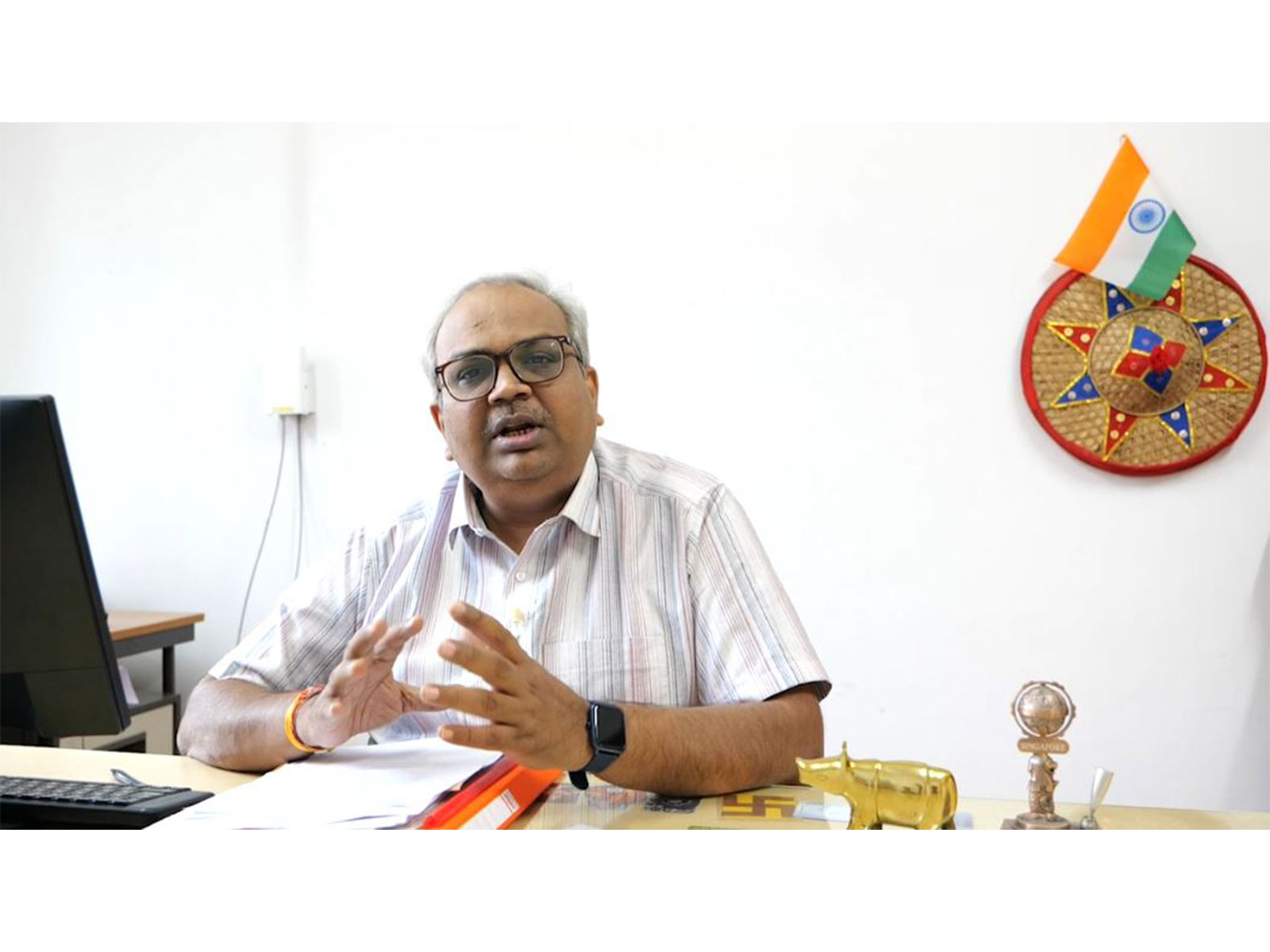 Shrikrishna N Joshi, Professor, Department of Mechanical Engineering, IIT Guwahati (Photo/ANI)