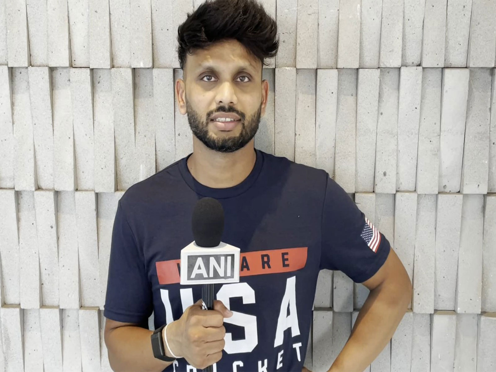  USA cricketer Milind Kumar  (Photo: ANI)