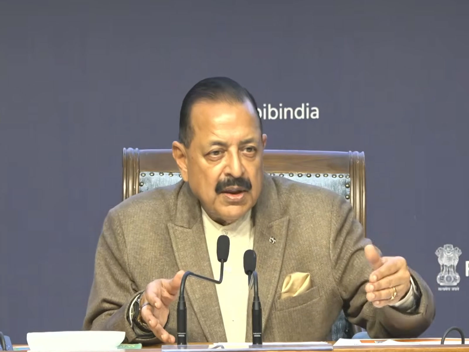 Jitendra Singh, Union Minister of Science and Technology (Photo/@PIB_India)