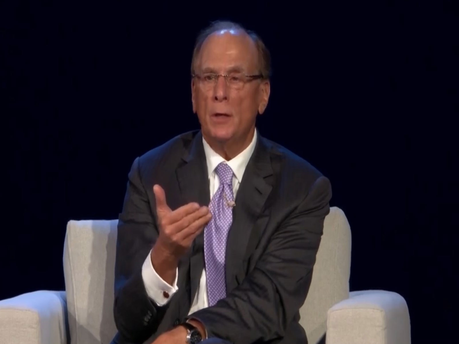 Larry Fink, Chairman and CEO, BlackRock (Photo/ANI)