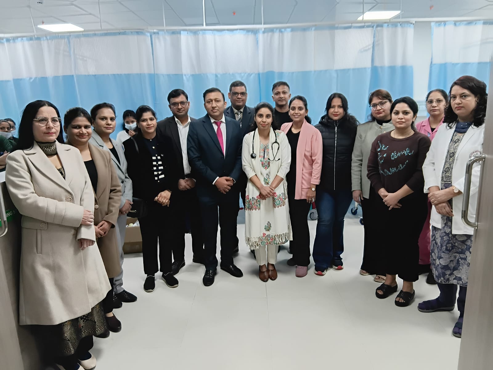 Mega cervical cancer camp at Budh Vihar. (Photo/ANI)