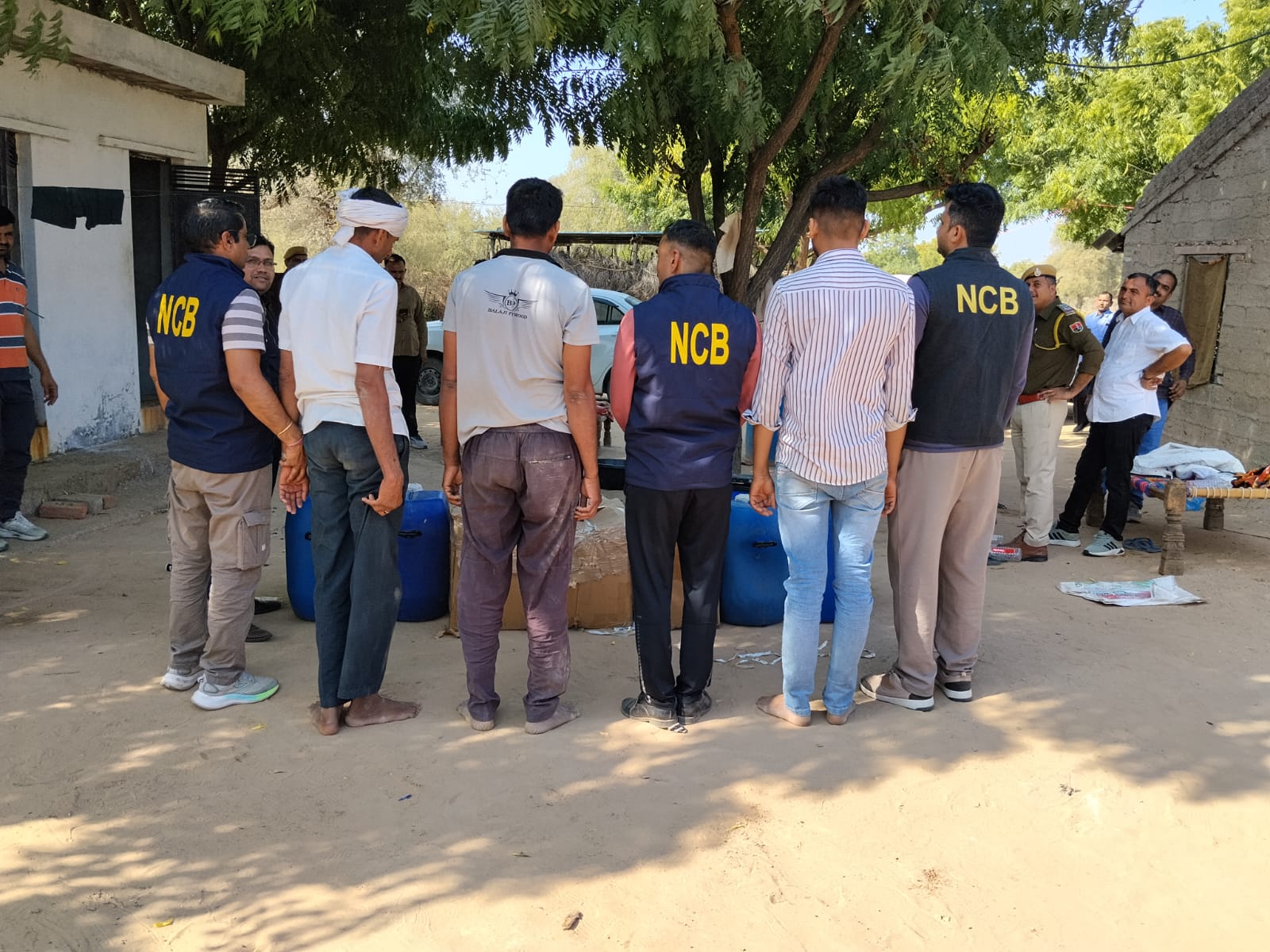 NCB busts mephedrone manufacturing lab in Sanchore (Photo/ANI)