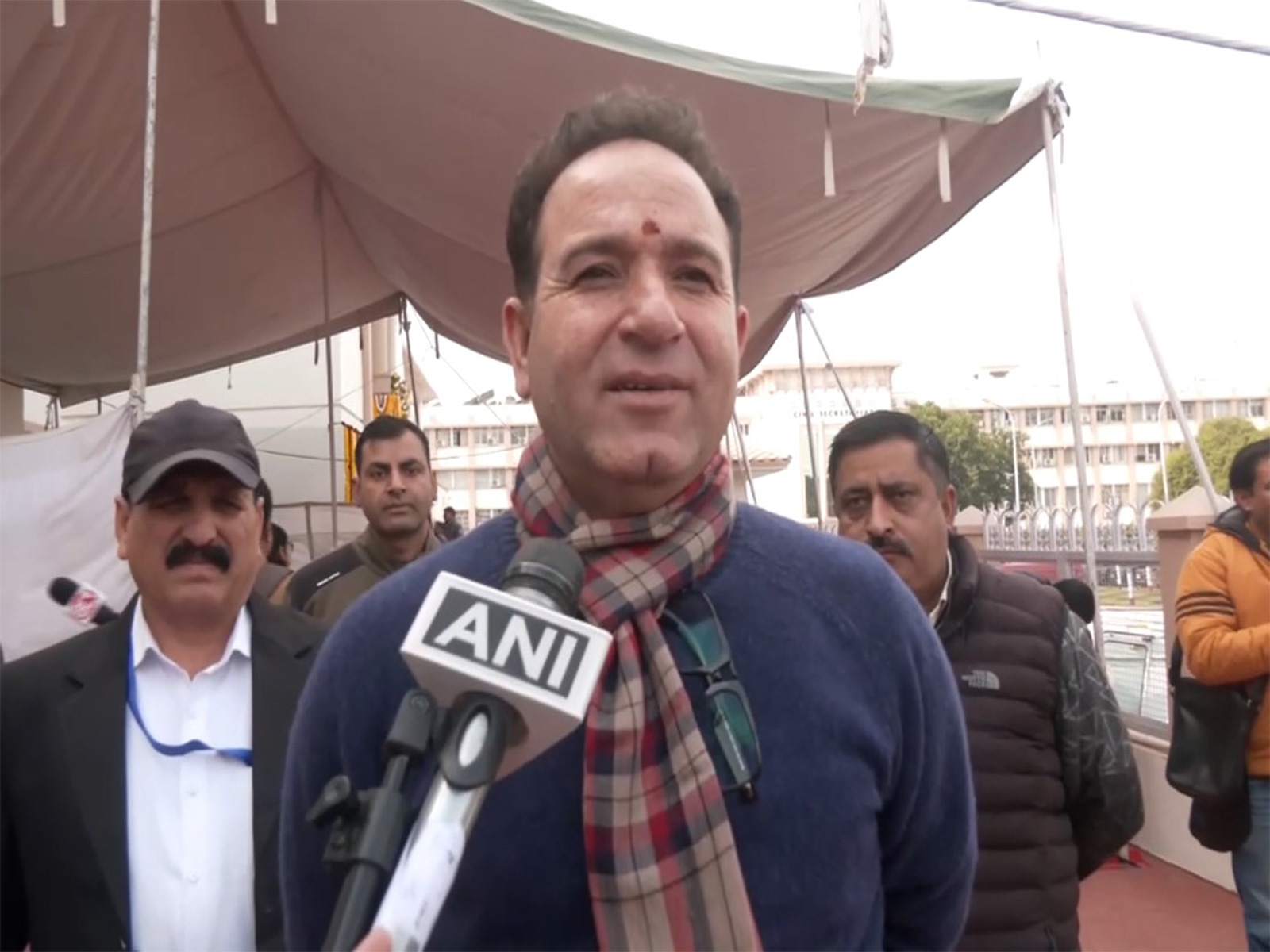 Jammu and Kashmir LoP Sunil Sharma (Photo/ANI)