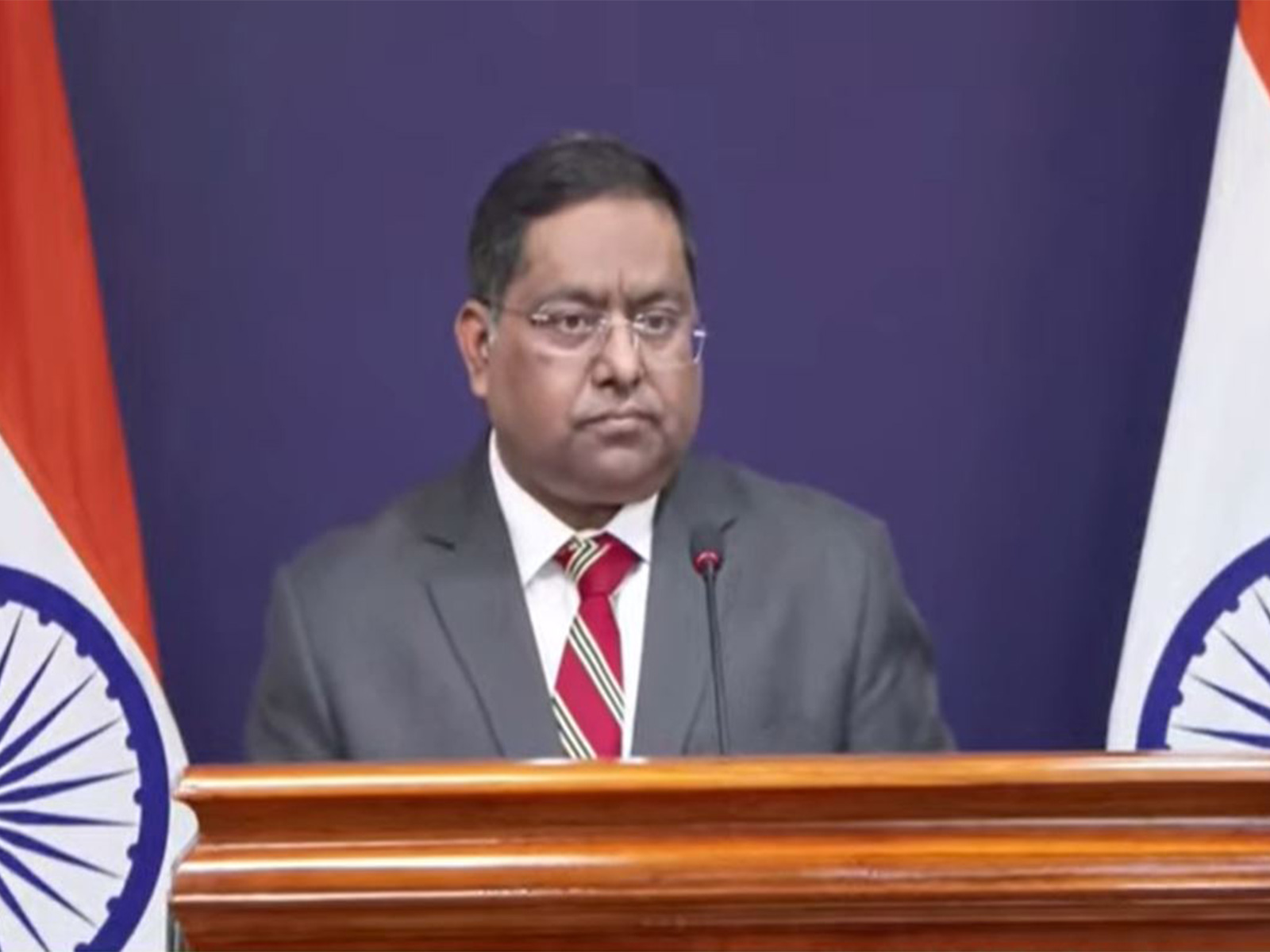 MEA Spokesperson Randhir Jaiswal (Photo/Youtube @MEAIndia)