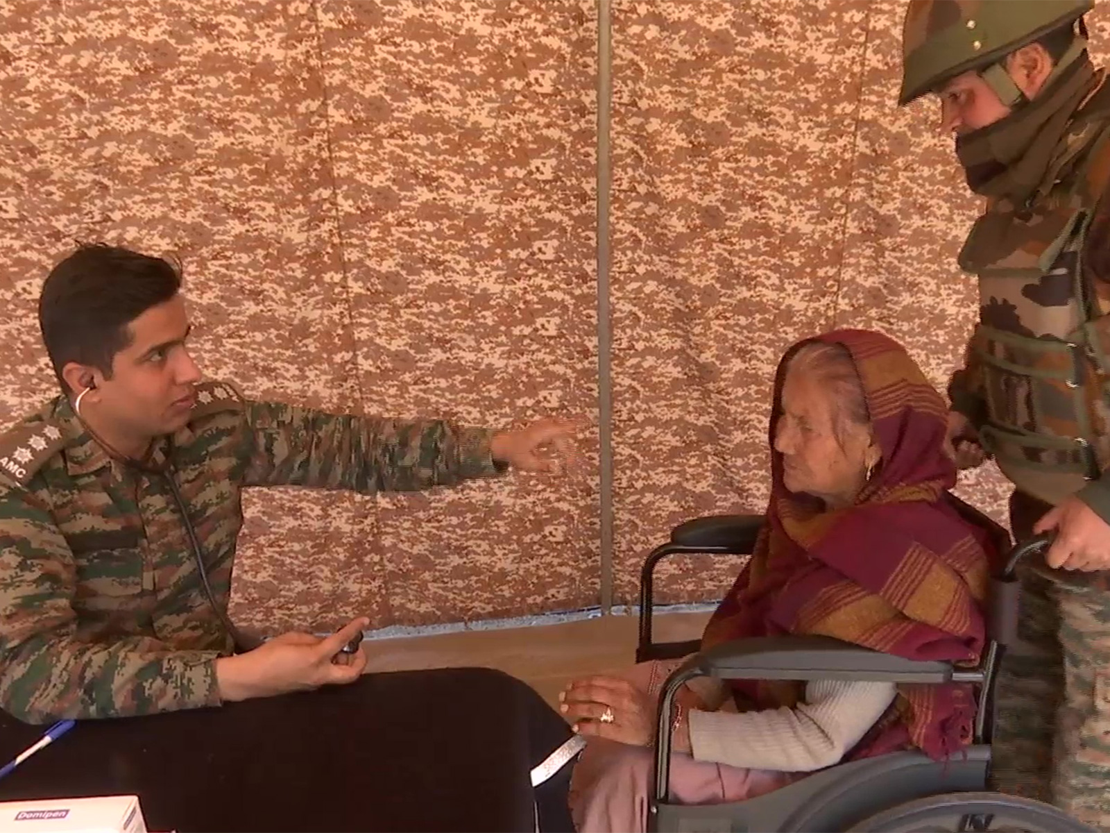 Indian Army organised a Multi-Speciality Medical Camp in collaboration with Government Medical College (Photo/ANI)