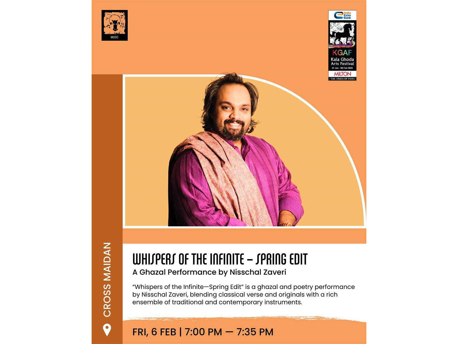 Nisschal Zaveri to Present 'Whispers of the Infinite - Spring Edit' at Kala Ghoda Arts Festival 2026 Alongside Usha Uthup and Ricky Kej | 6th February