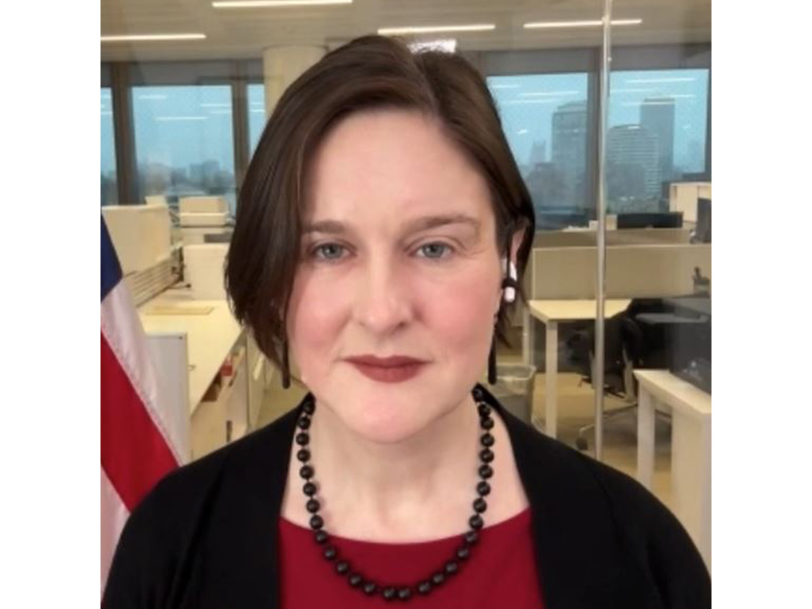 US State Department's Hindi spokesperson Margaret MacLeod (Photo/ANI)
