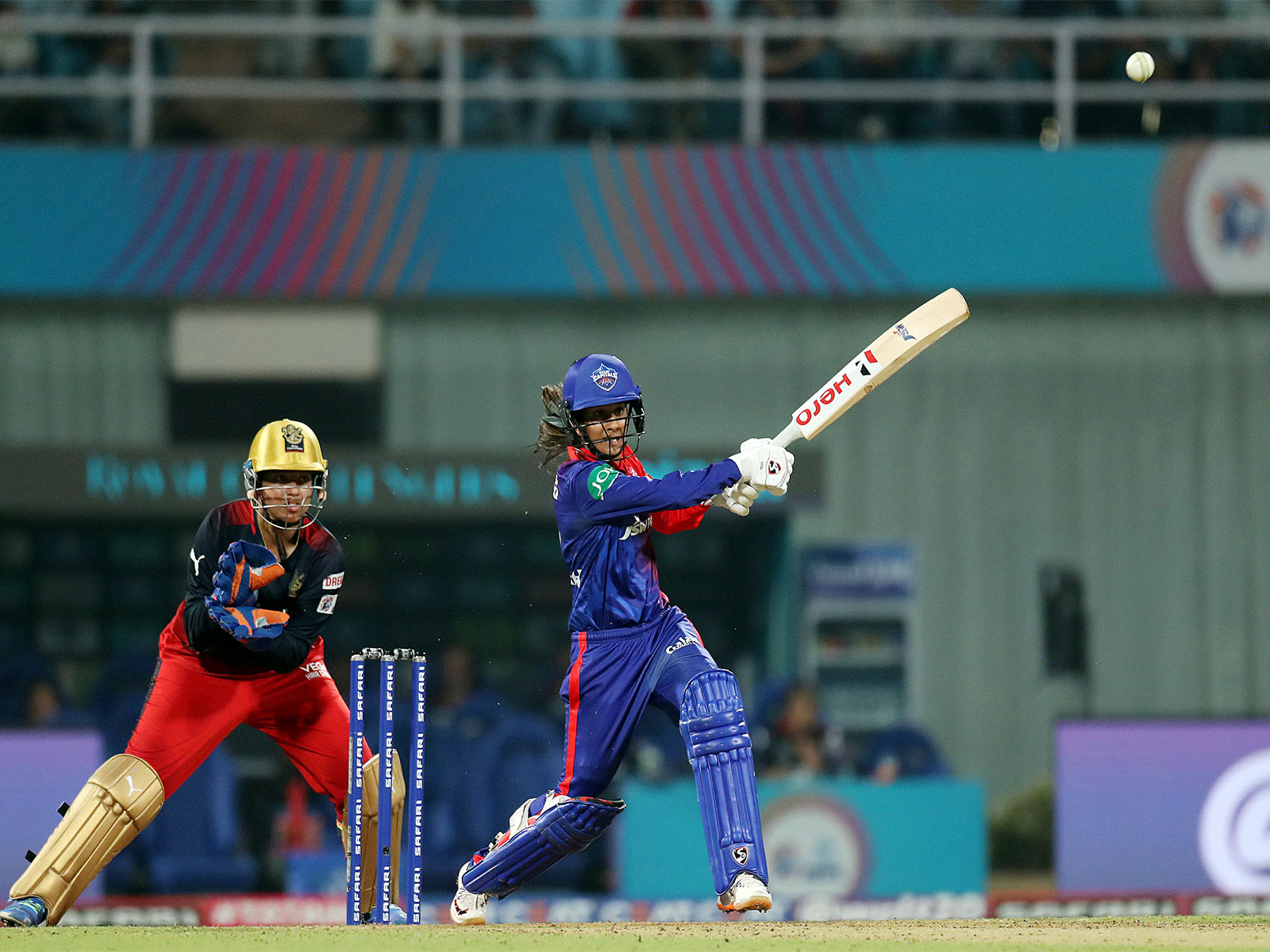 RCB and DC palyers in action during a WPL match (Photo: ANI)