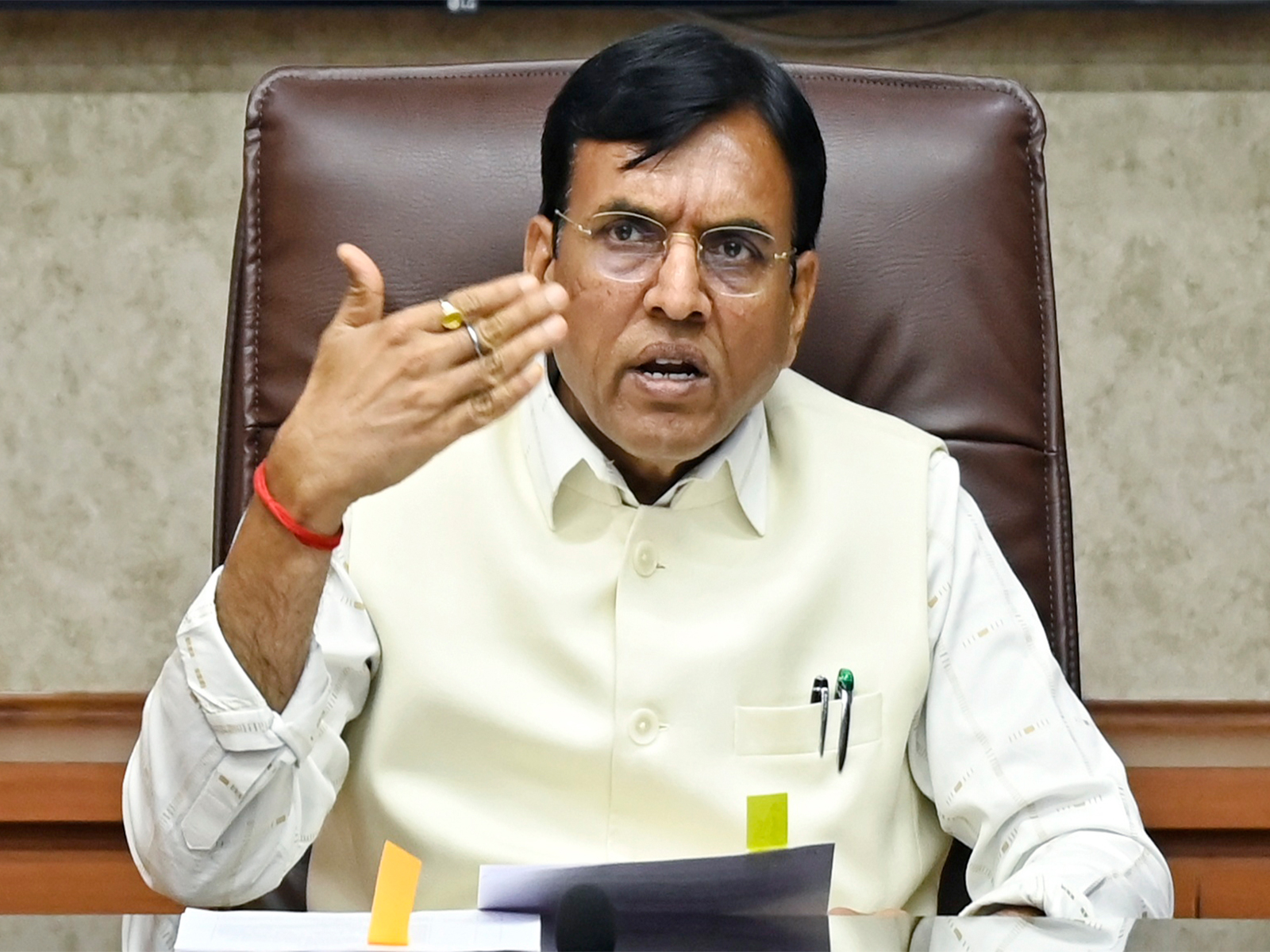Union Minister for Labour and Employment Mansukh (File Photo/ANI) Mandaviya