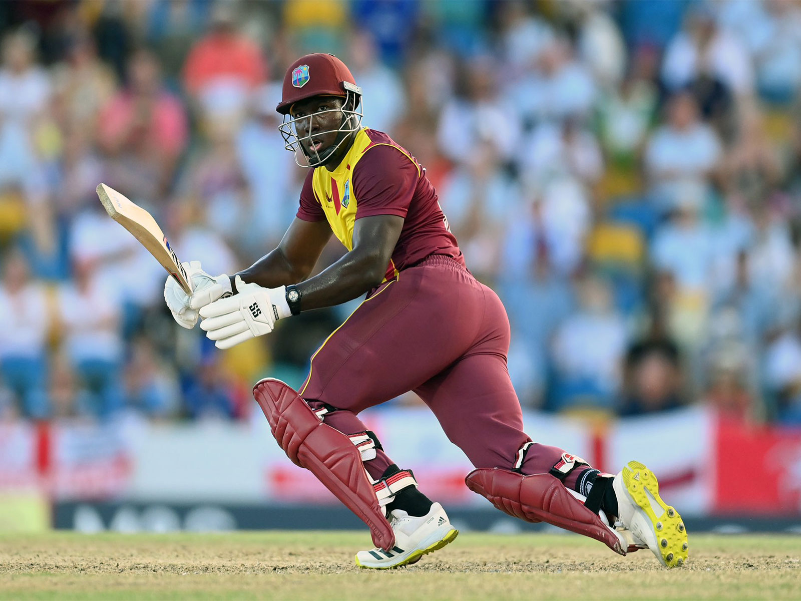West Indies cricketer Rovman Powell (Photo: ANI Photo/ Windies Cricket X)