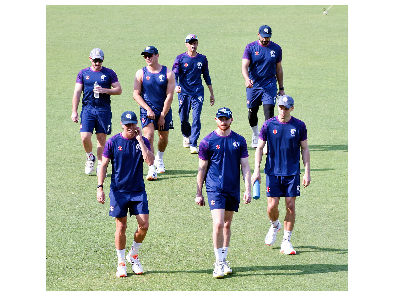 Scotland cricket players (Photo: ANI)