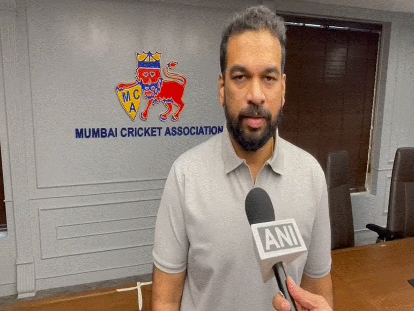 Ajinkya Naik, the MCA president. (Photo: ANI)