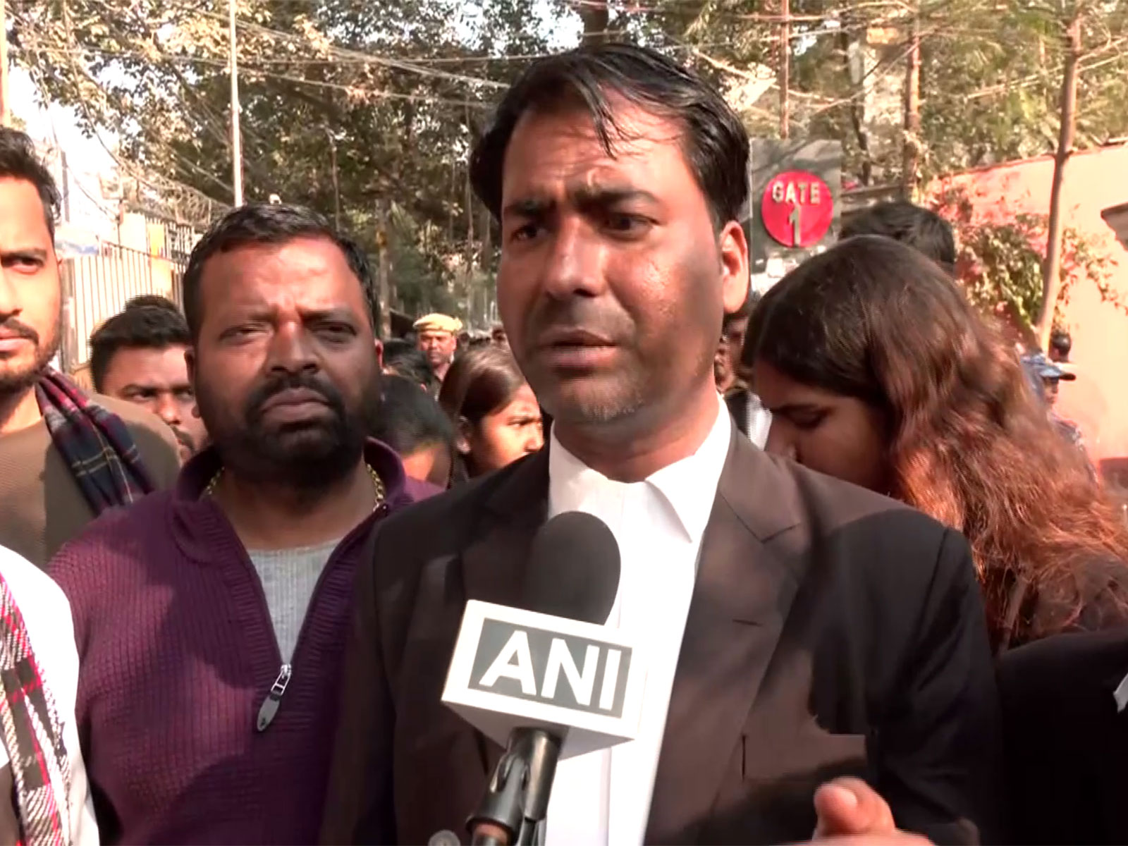 Advocate Shivnandan Bharti, representing Independent MP from Purnea, Pappu Yadav (Photo/ANI)