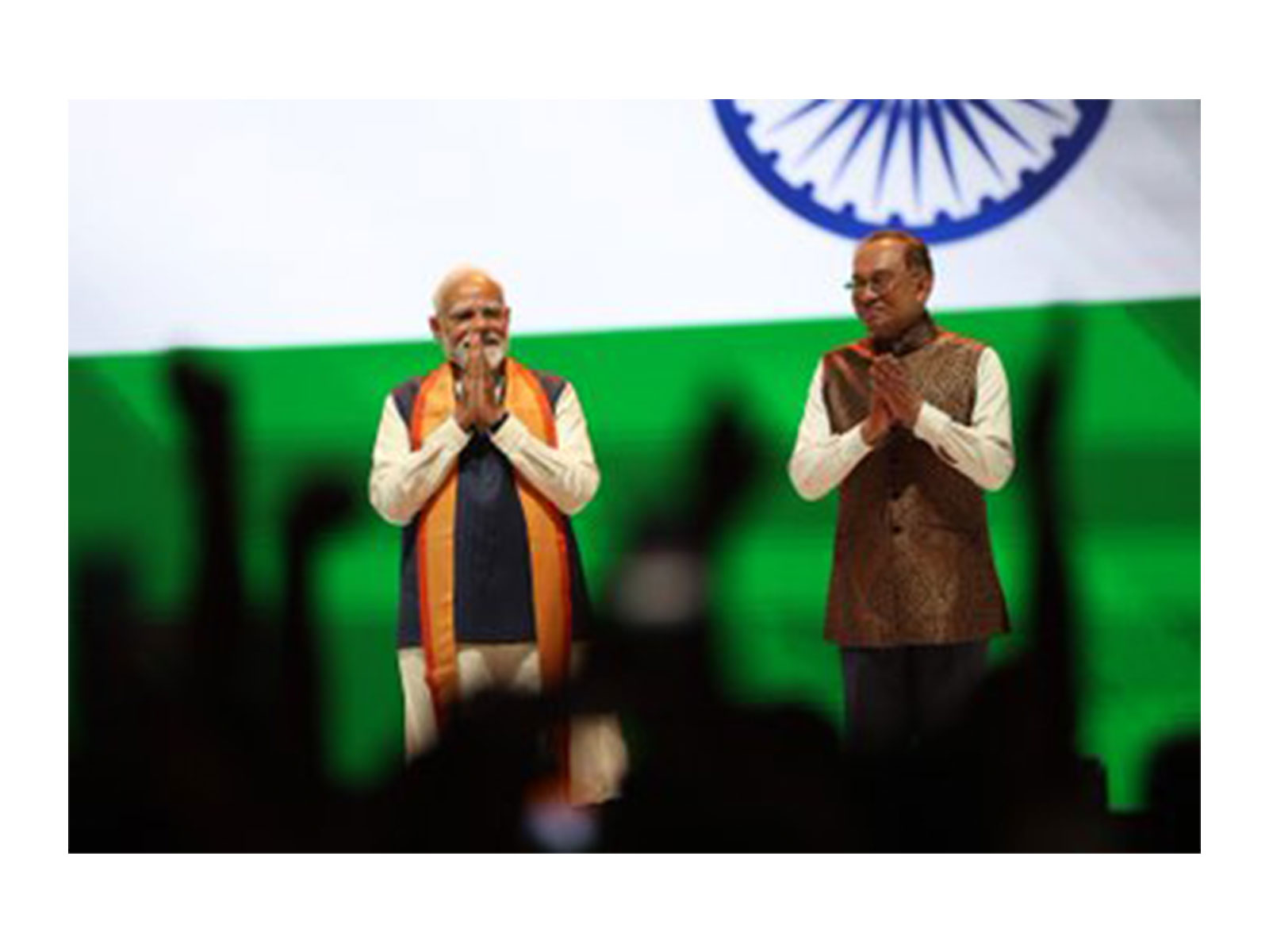 Malaysian PM Ibrahim with PM Modi (Photo/@@narendramodi)