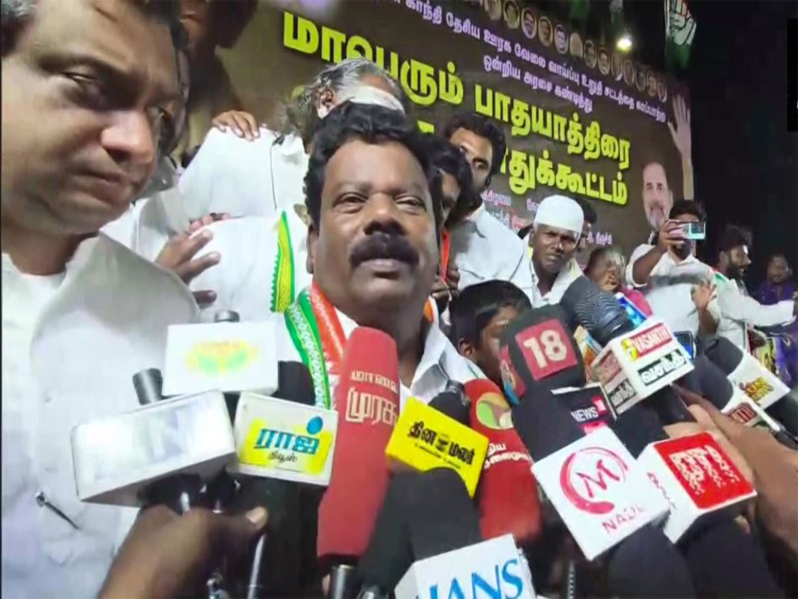 Tamil Nadu Congress Committee (TNCC) President K Selvaperunthagai (Photo/ANI)
