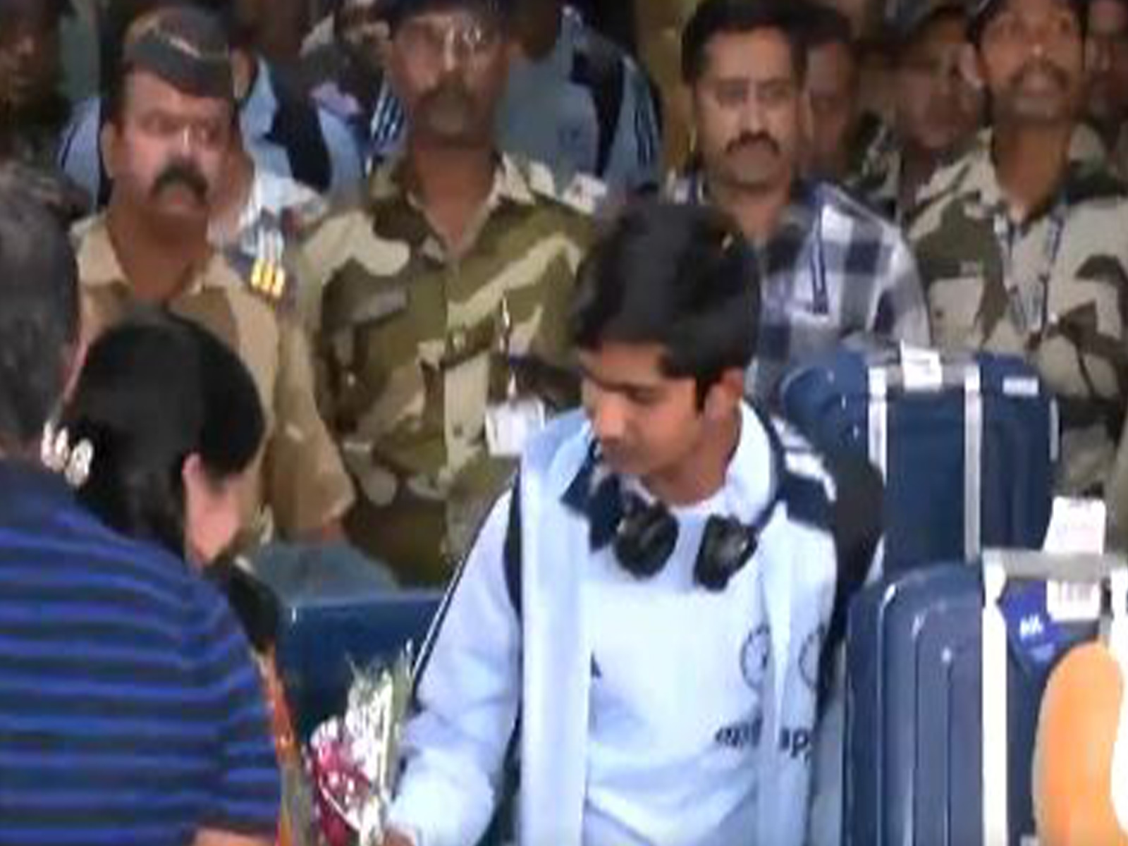 India U19 Team arrives in Mumbai (Photo: ANI)