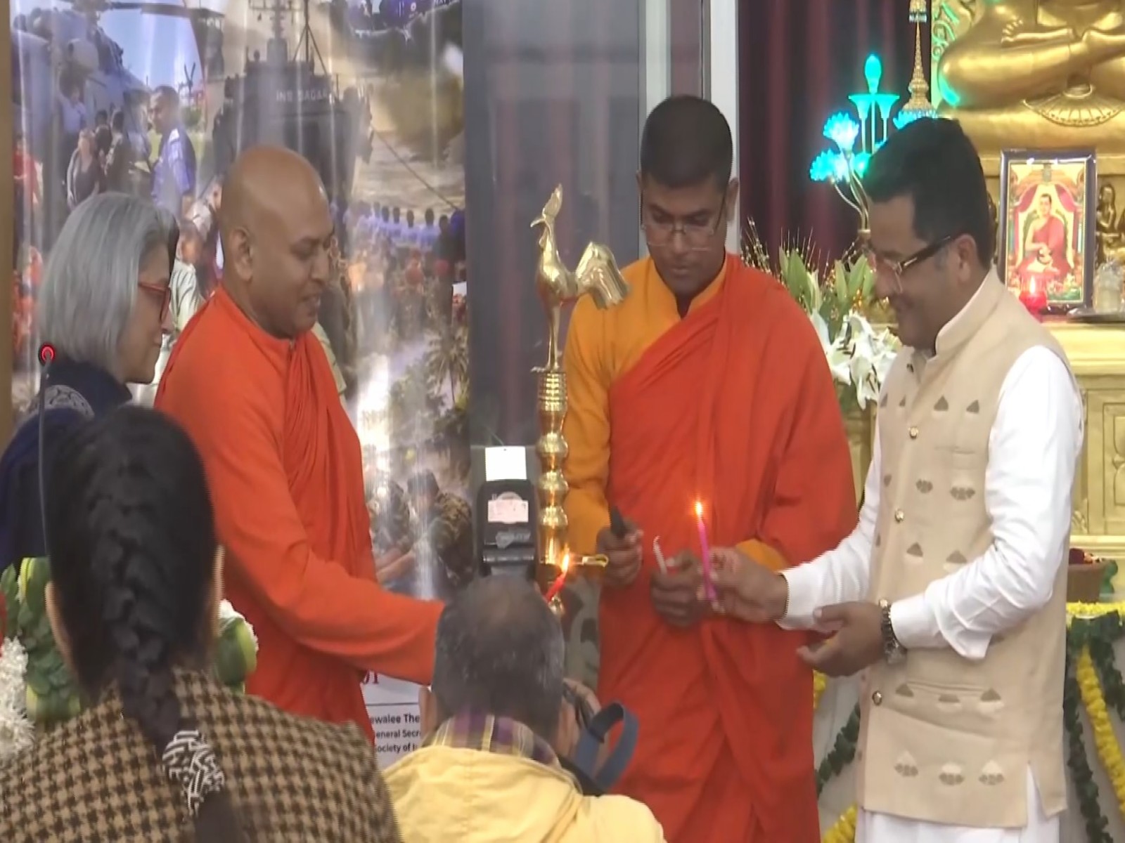 Maha Bodhi Society of India hosts event to acknowledge India's support to Sri Lanka (Photo/ANI)