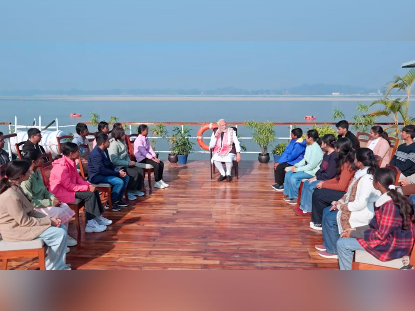 PM Modi interacts with students during the 9th edition of 'Pariksha pe Charcha' (Photo/PMModi/Youtube)