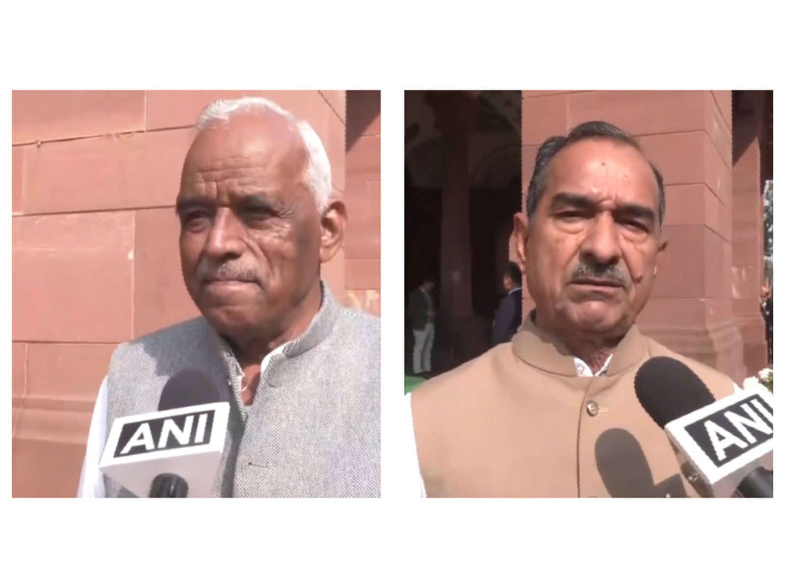 CPM MP Amra Ram (left) and BJP MP Madan Rathore (right) (Photo/ANI)