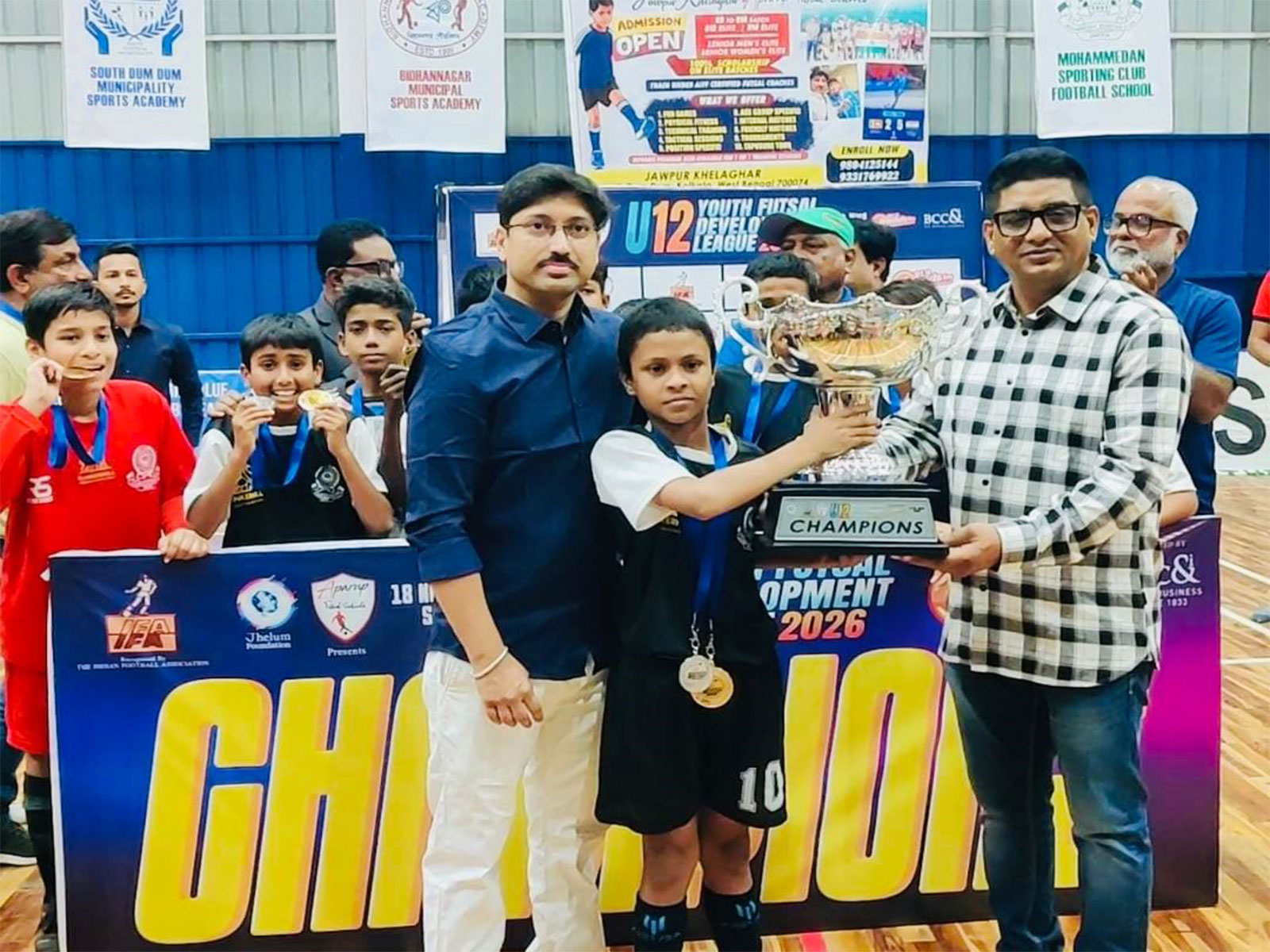 Mohammedan Sporting Crowned Champions of West Bengal's First U12 Youth Futsal Development League