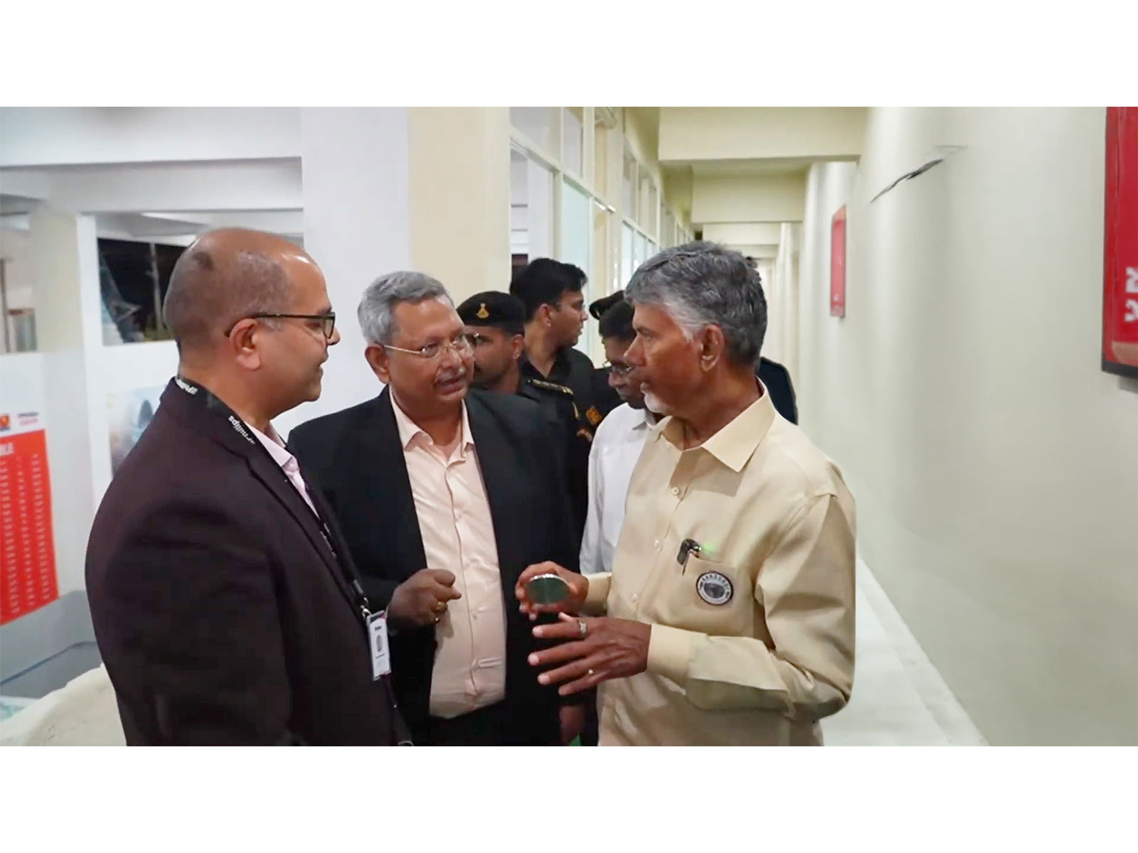 Mr. Rahul Maheshwari (AVP-Partnerships, Phillips Education), Mr. Sukhendu Ghosh, CHR VP-Head Skills Development, Hindalco Industries & Mr. N Chandrababu Naidu (CM, Andhra Pradesh)