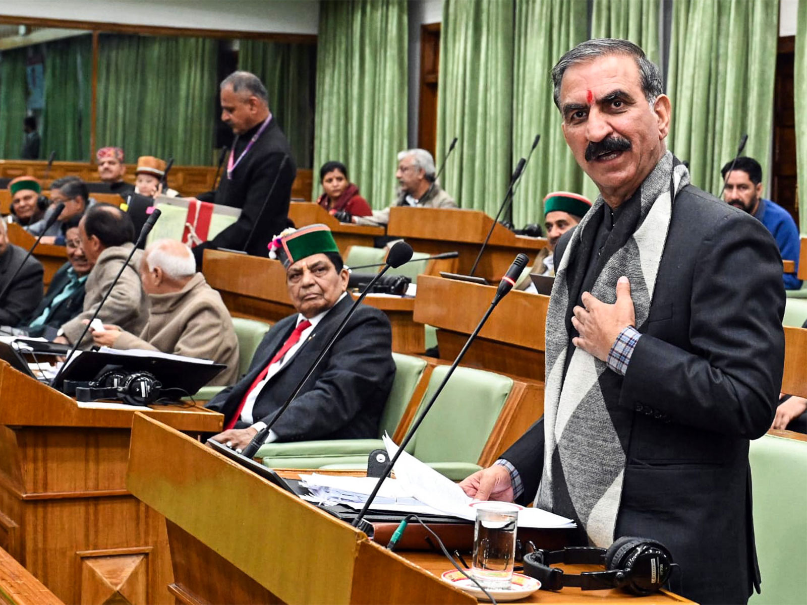 Himachal Pradesh CM Sukhvinder Singh Sukhu at Legislative Assembly (FIle Photo/ANI)