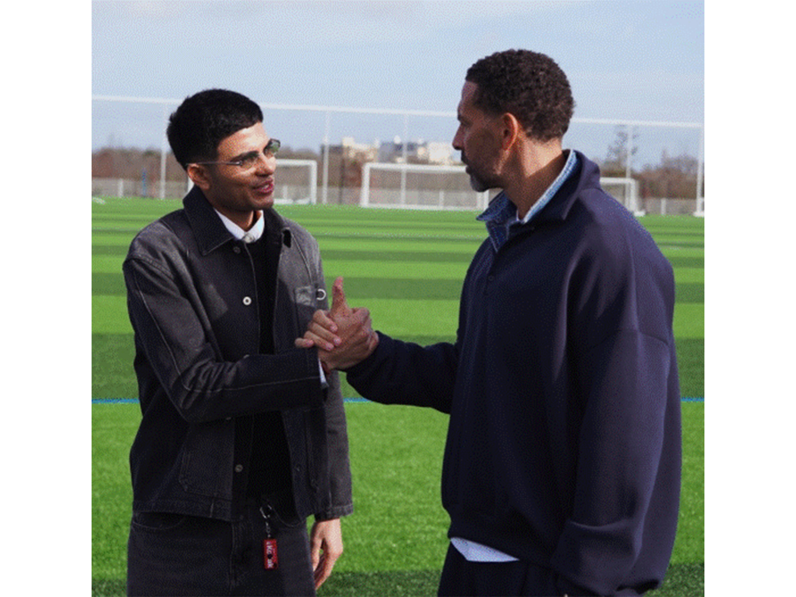 Shubman Gill (L) and Rio Ferdinand (R) (Photo: Instagram/rioferdy5)