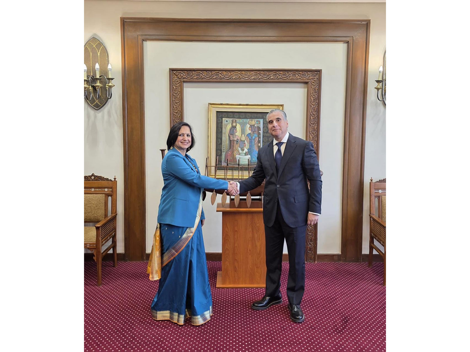 Secretary (South) Neena Malhotra hosts 14th India Egypt Foreign Office consultation with Assistant Foreign Minister (Photo: X@MEAIndia)