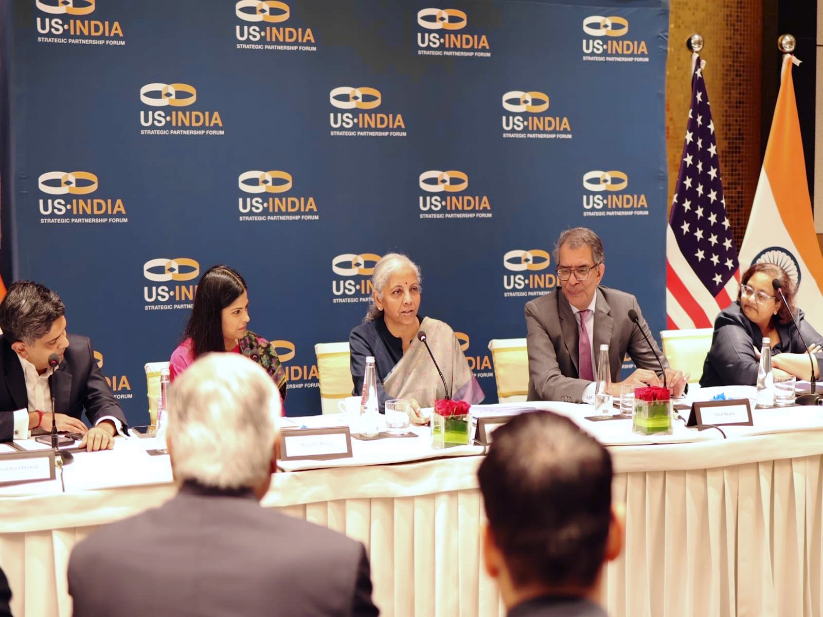 FM Sitharaman  at US-India Strategic Partnership Forum (Photo- X/@FinMinIndia)