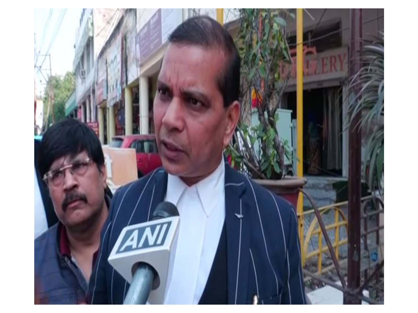 Lamborghini crash alleged accused Shivam Mishra's lawyer, Dharmedra Singh Dharmu (Photo/ANI)