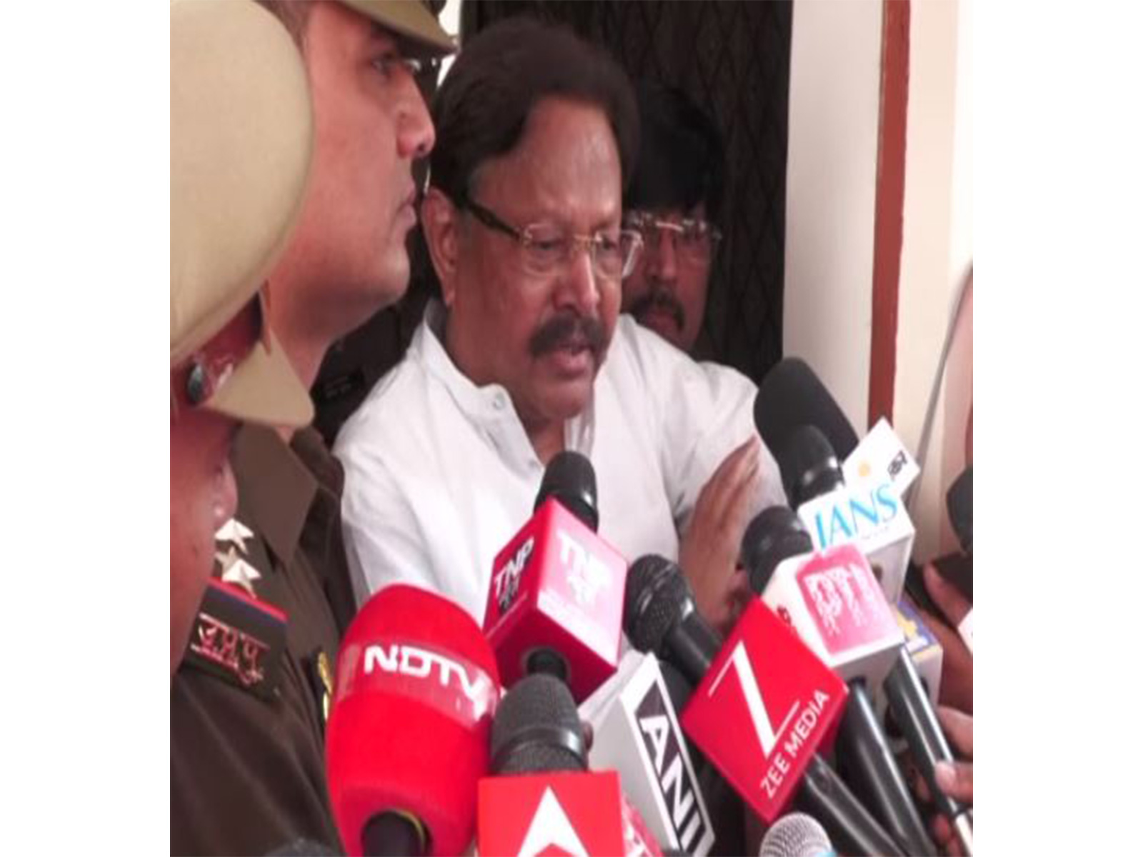 KK Mishra, father of Shivam Mishra (Photo/ANI)