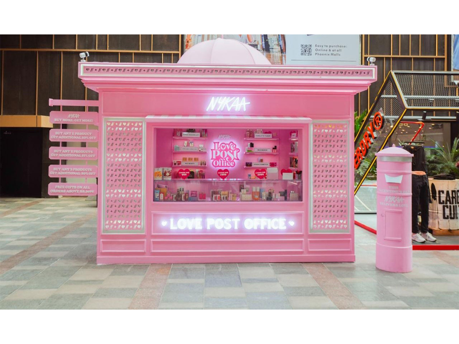 Nykaa Love Post Office at Phoenix Palladium Mall, Mumbai