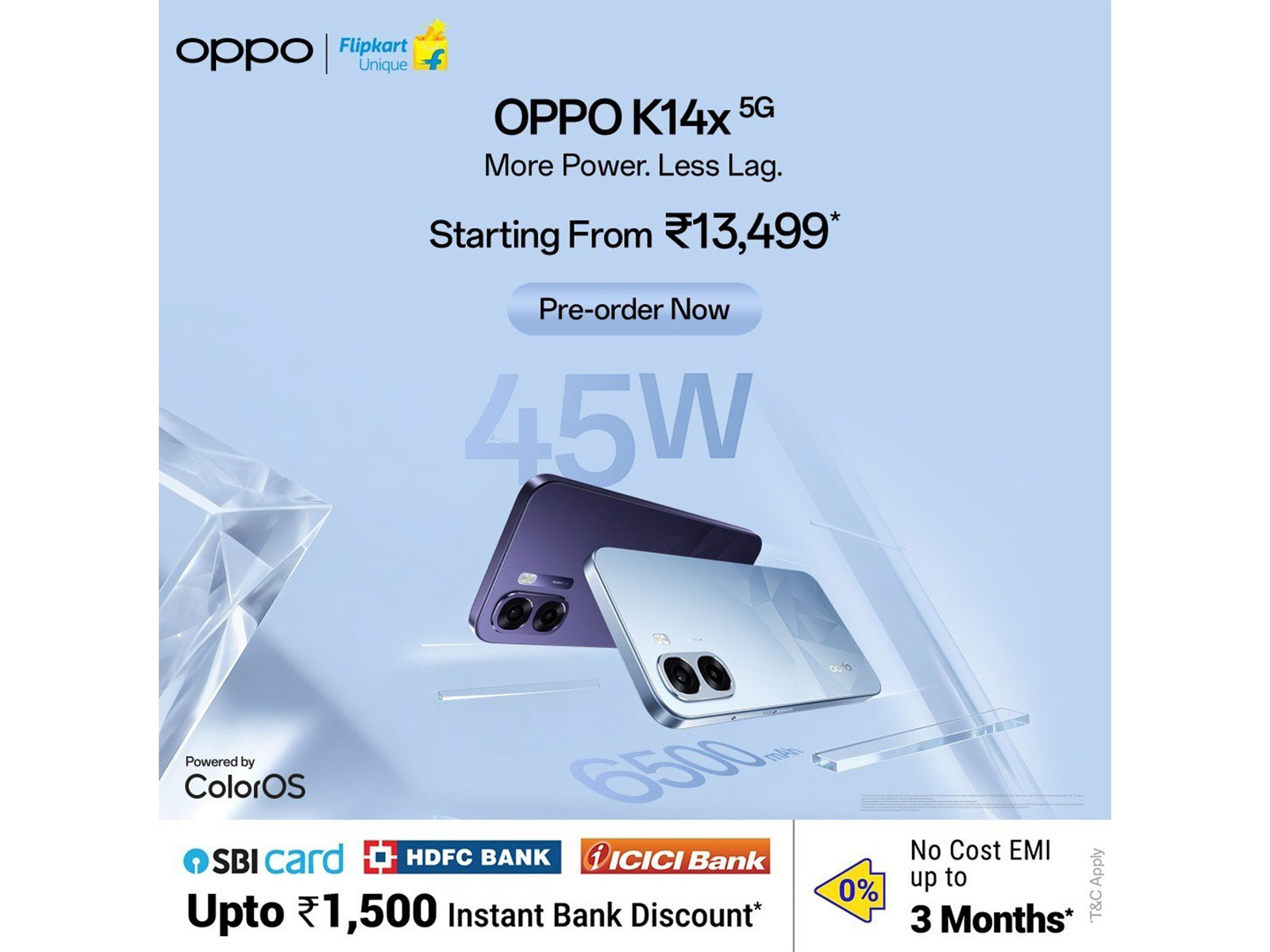 OPPO Launches K14x 5G in India, Bringing Power, Performance and Smoothness for Worry-Free Everyday Use, Starting INR 13,499