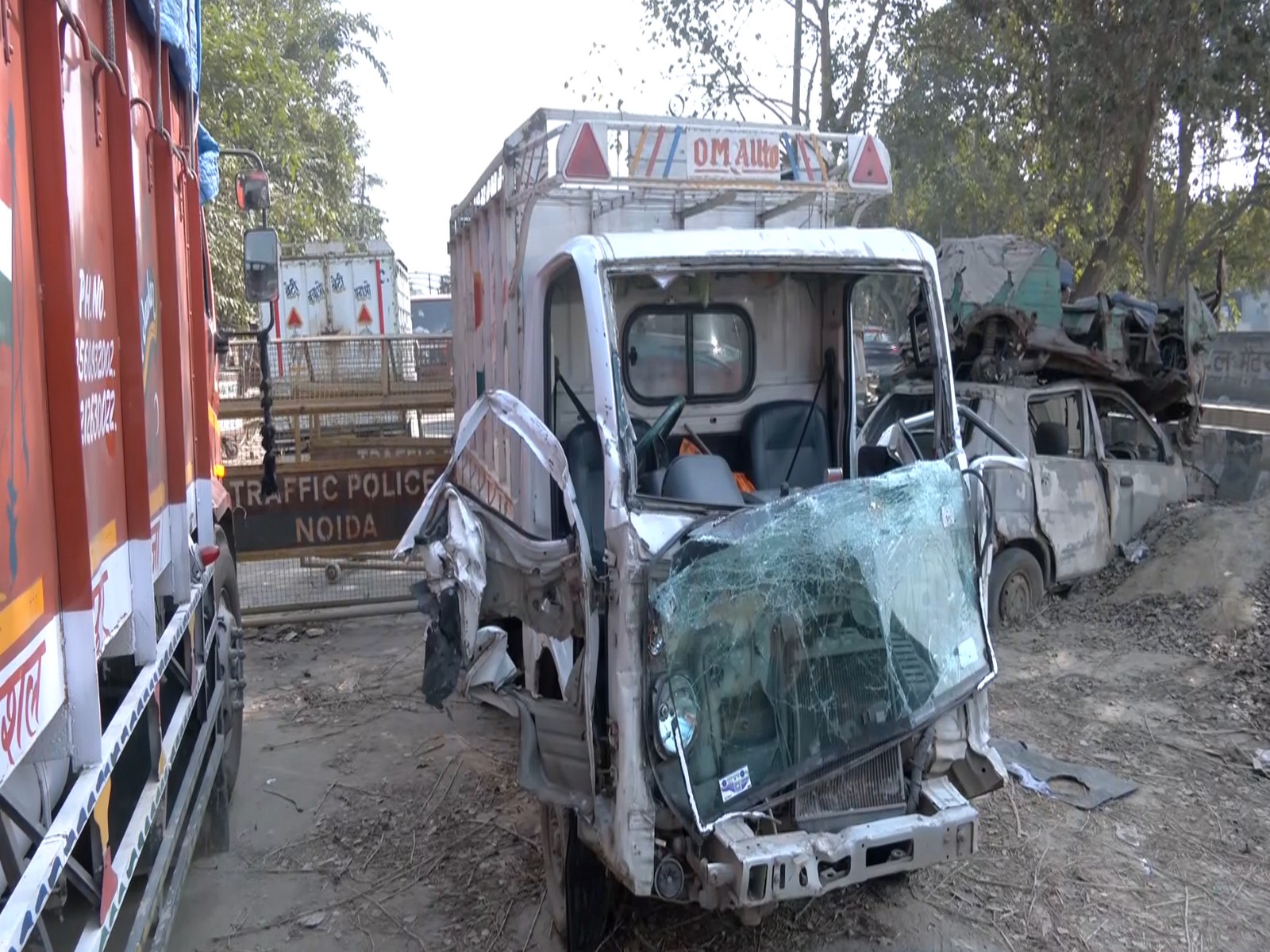 Visuals of a vehicle involved in the crash (Photo/ANI)