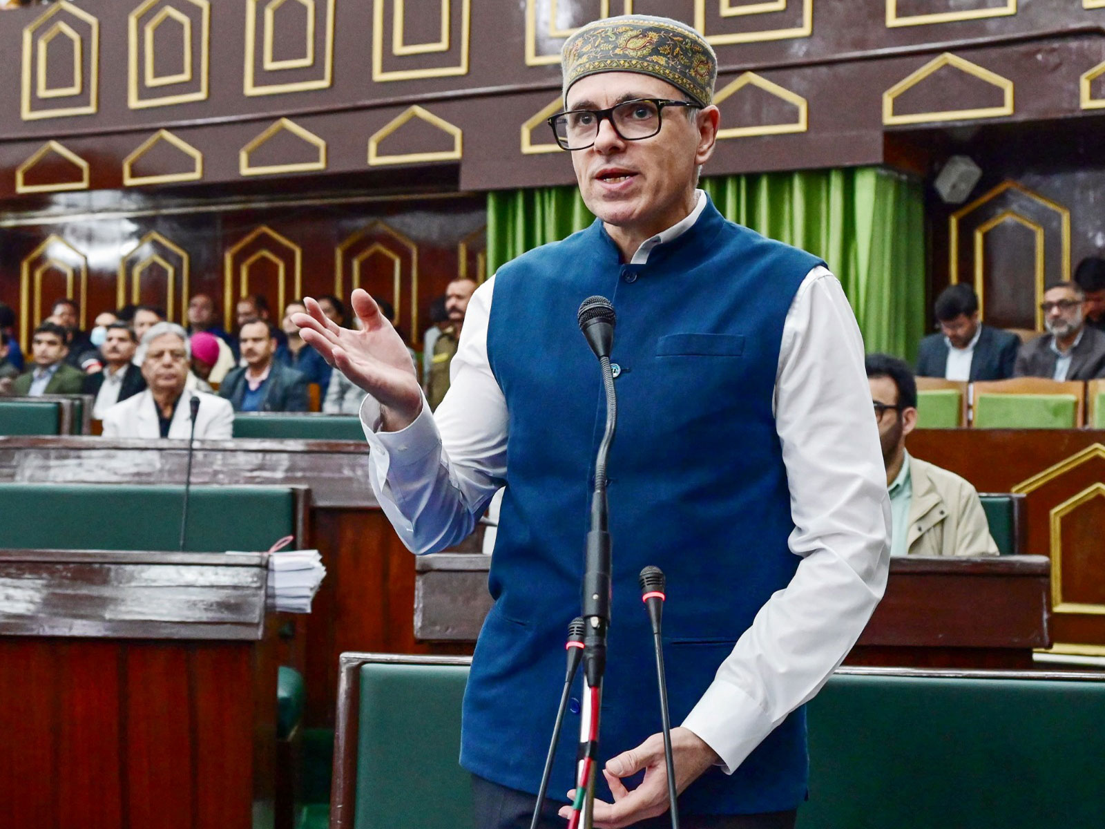 Jammu and Kashmir Chief Minister Omar Abdullah (Photo/ANI)