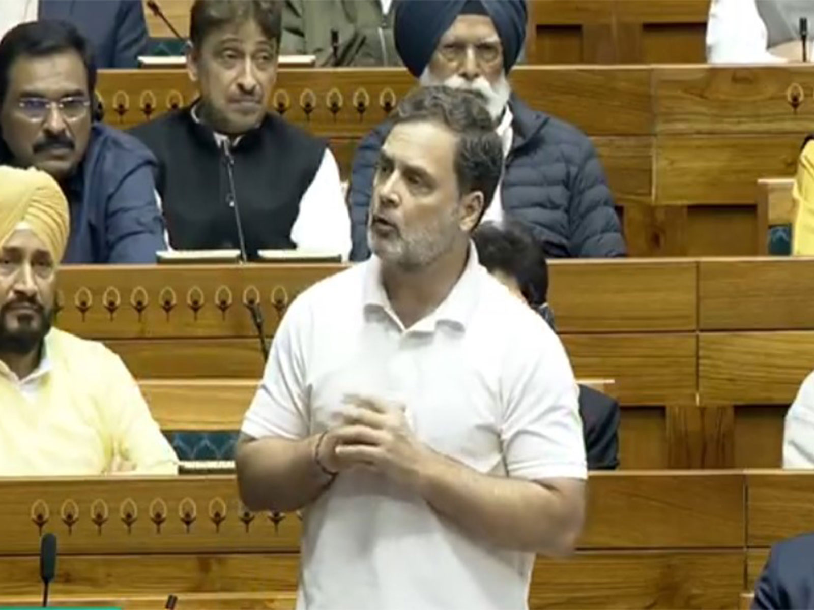 Lok Sabha LoP Rahul Gandhi (Photo: Sansad TV) 