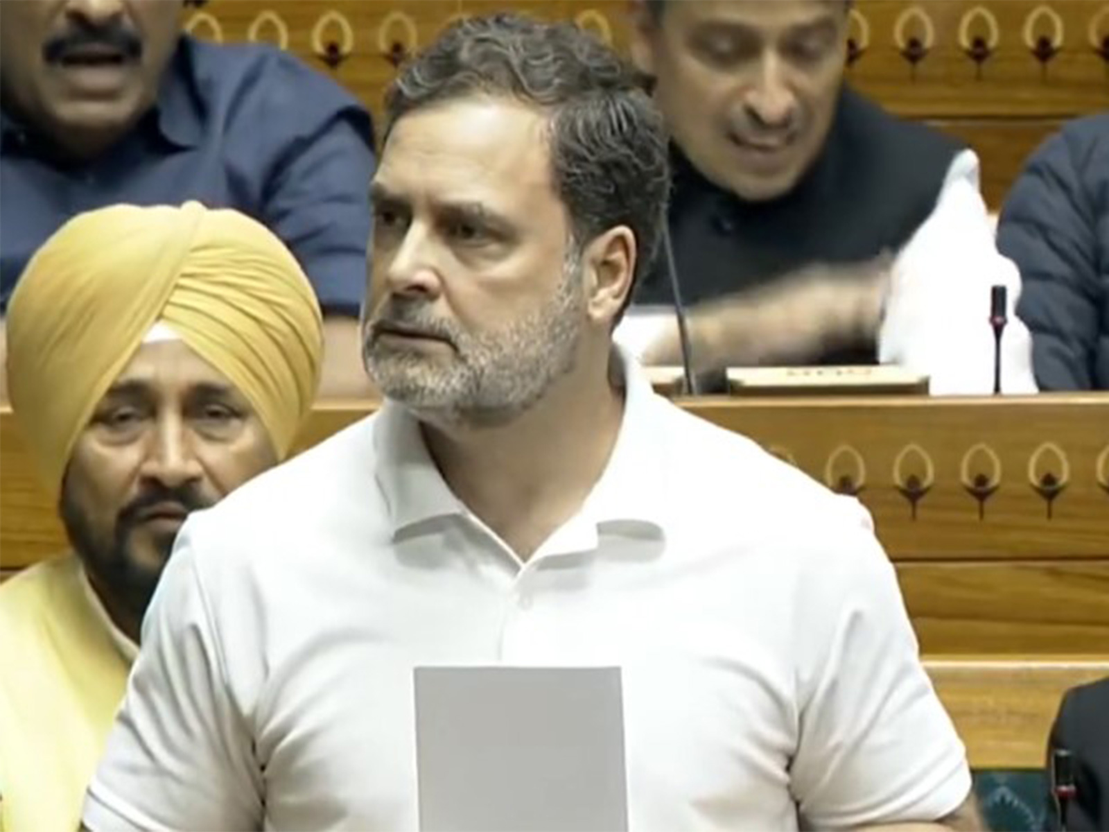 Lok Sabha LoP Rahul Gandhi (Photo: Sansad TV) 