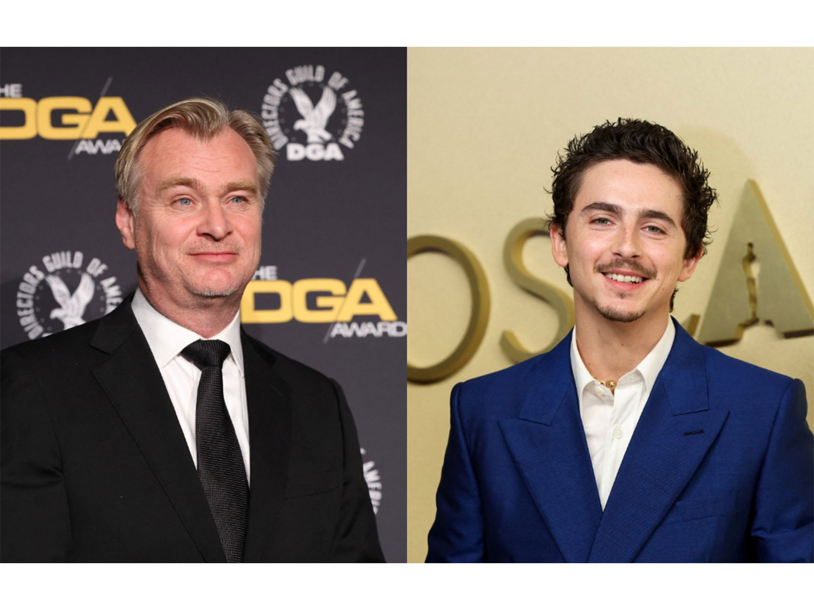 Christopher Nolan,  Timothee Chalamet (Photo/Reuters)