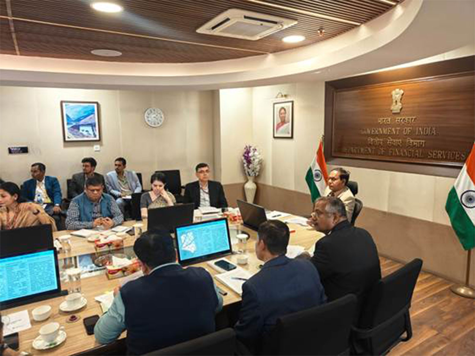 DFS chairs meeting to deliberate on preparation of roadmap for Financial Inclusion 2.0. (Photo: PIB)