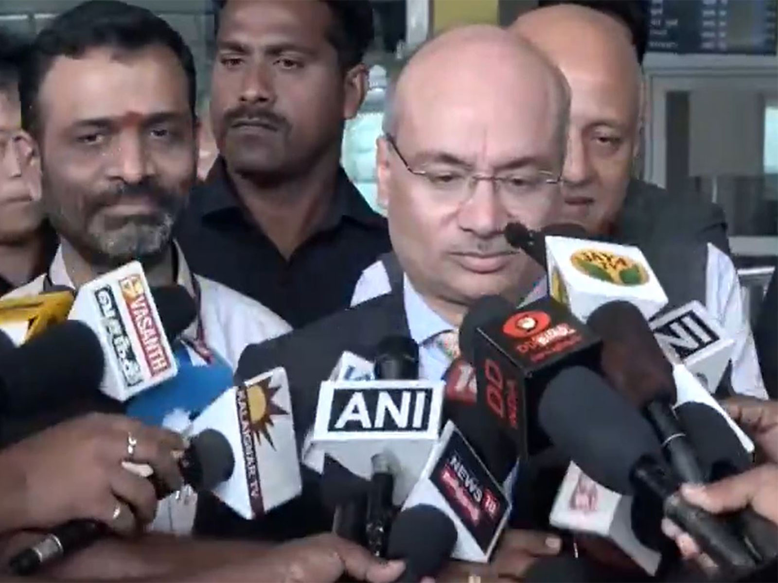 EC team arrives in Chennai (Photo/ANI)