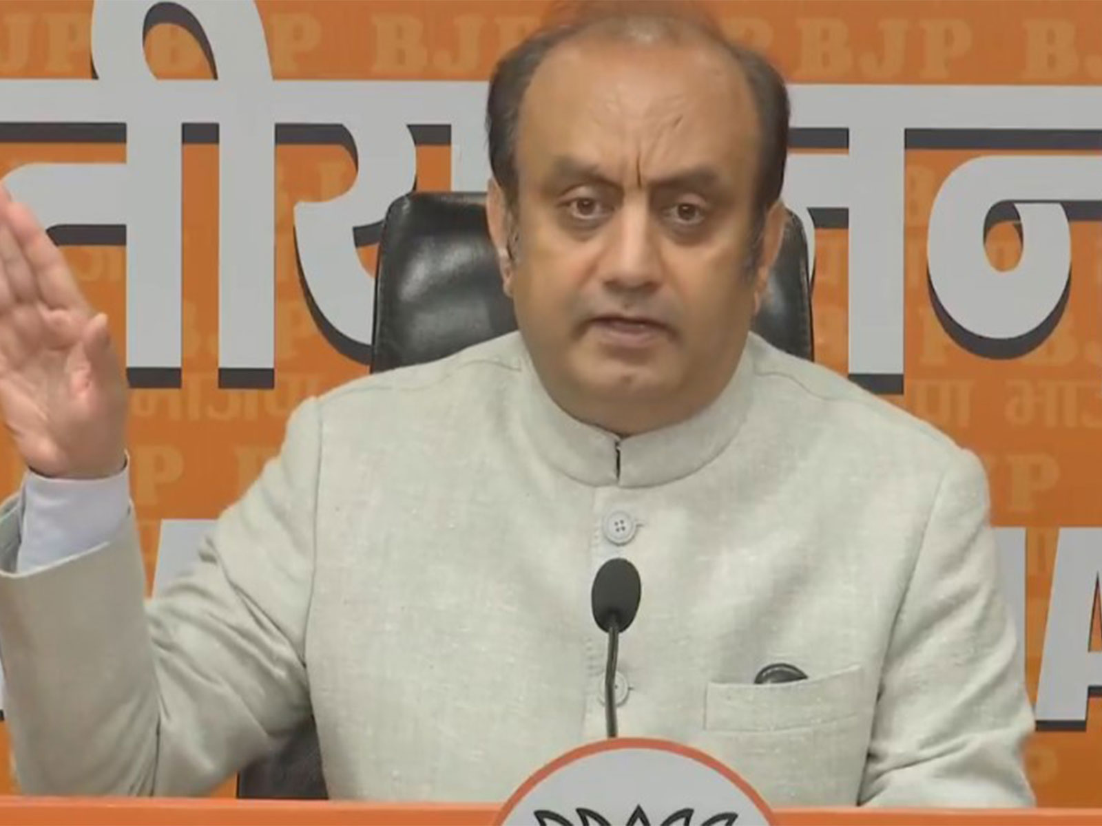 BJP spokesperson Sudhanshu Trivedi (Photo/ANI)