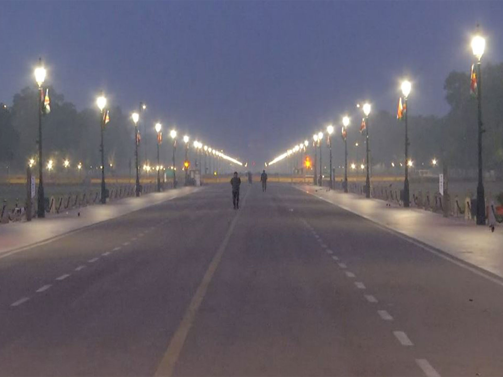 Visua from India Gate (Photo/ANI)