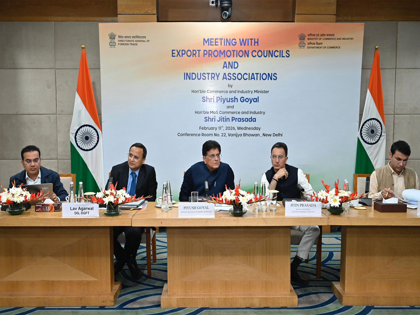 Piyush Goyal holds talks with Export Promotion Councils to leverage opportunities from trade deals (Photo- X/@PiyushGoyal) 