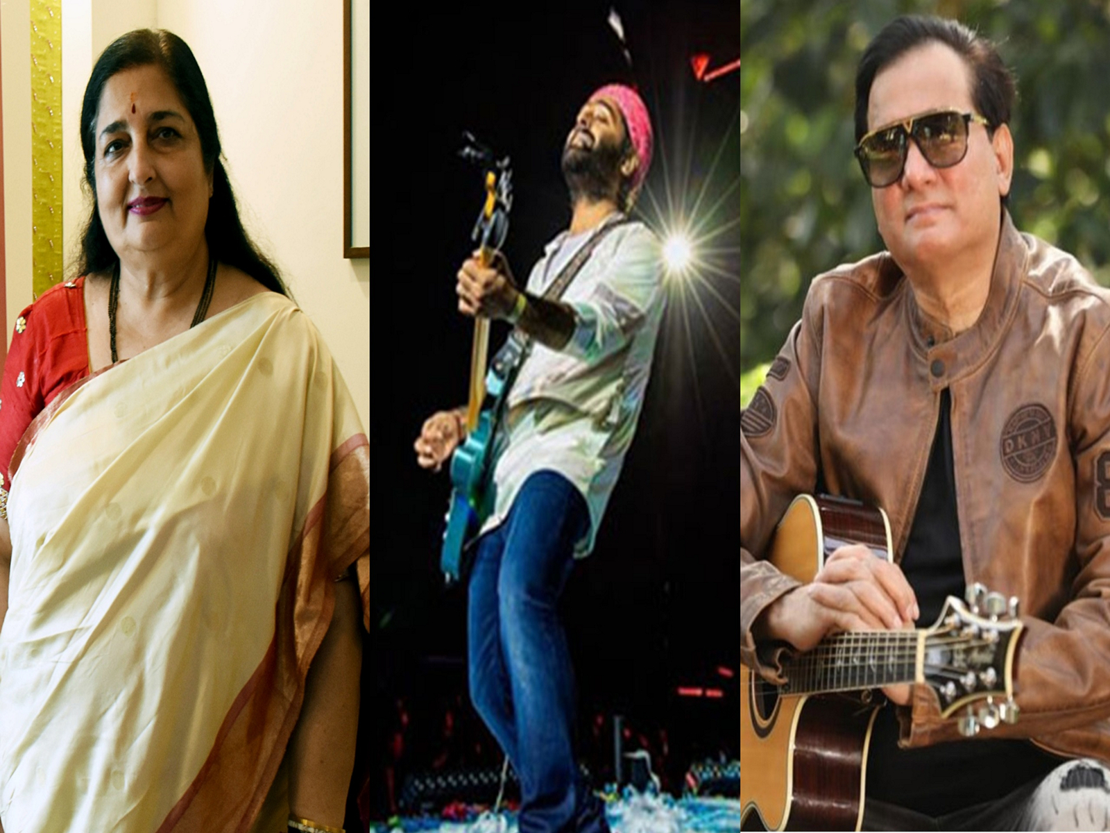 Lalit Pandit, Anuradha Paudwal react to Arijit Singh's playback exit (Photo/ANI/Instagram@arijitsingh@lalitpanditofficial)