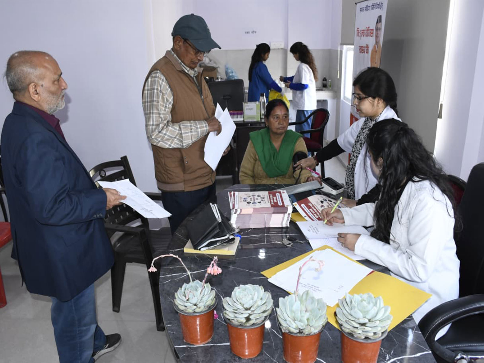 One-day medical camp organised at the Haldwani Media Centre (Photo/ANI)